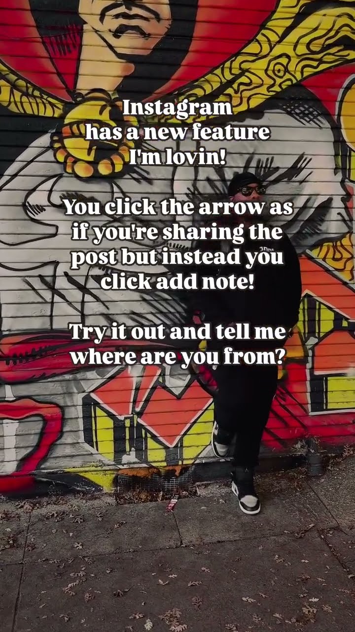 Instagram has a new feature I’m lovin! You click the arrow as if you’re sharing the post but instead